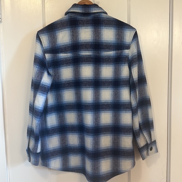 Rails NWT Tripp Plaid Jacket in Azure Sapphire - Size Small - Picture 14 of 15
